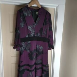Taylor Rich Purple Evening Dress